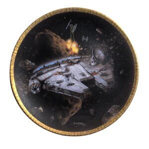 Star Wars The Millennium Falcon Space Vehicles Plate The Hamilton Collection #S